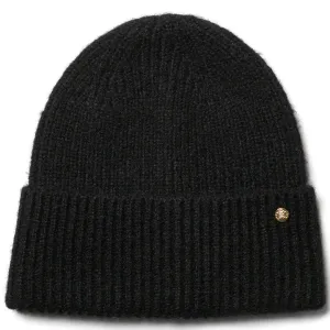 Pippa Ladies Knitted Beanie Hat - Black by Failsworth