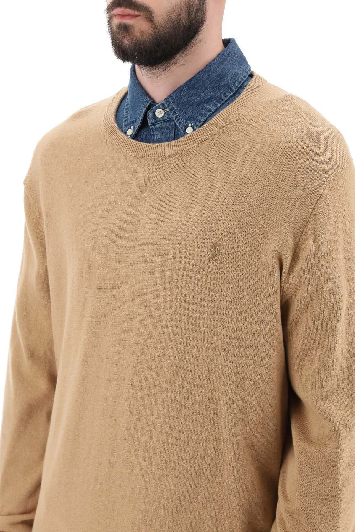 Polo ralph lauren sweater in cotton and cashmere