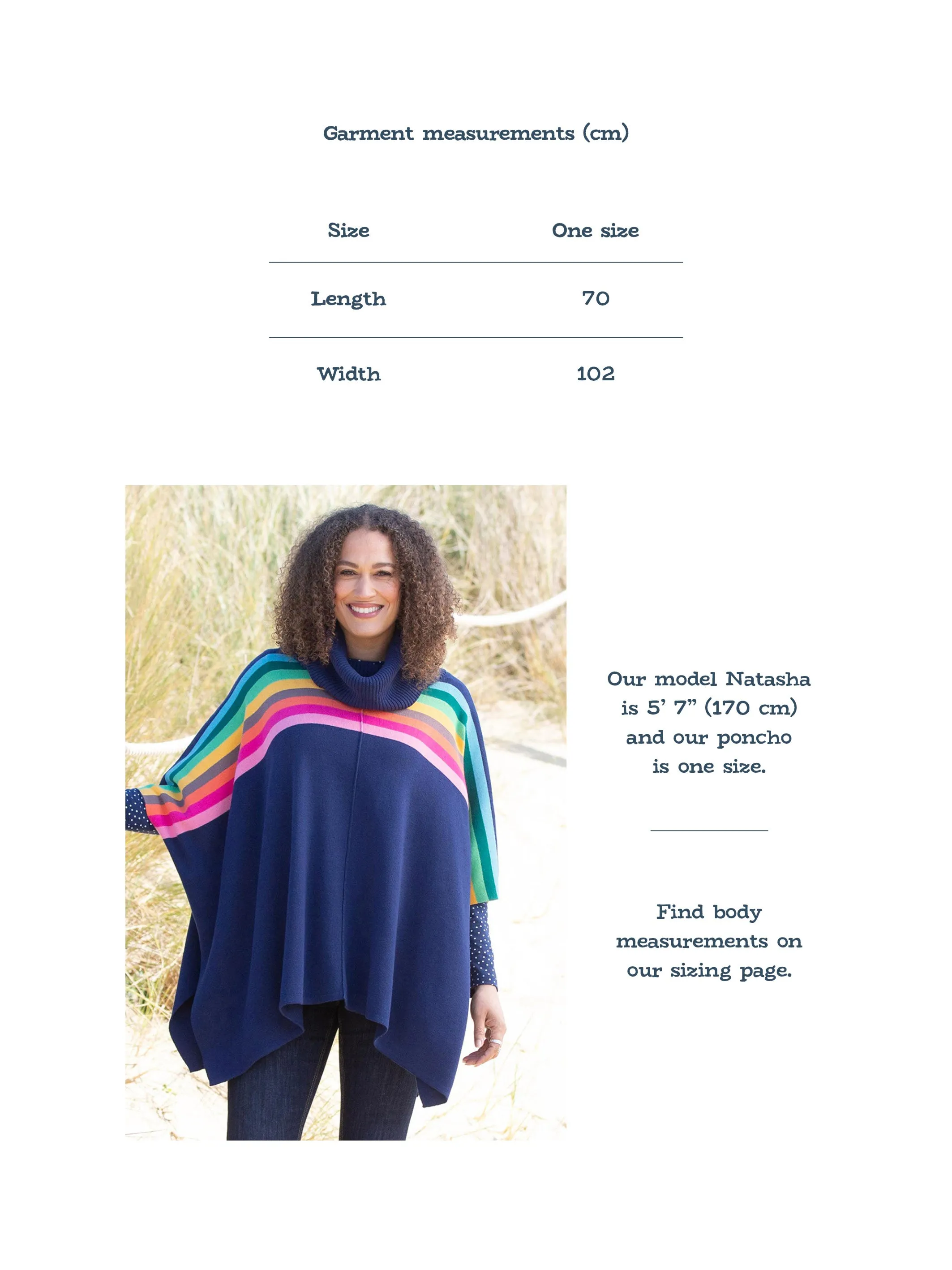 Poole knit poncho