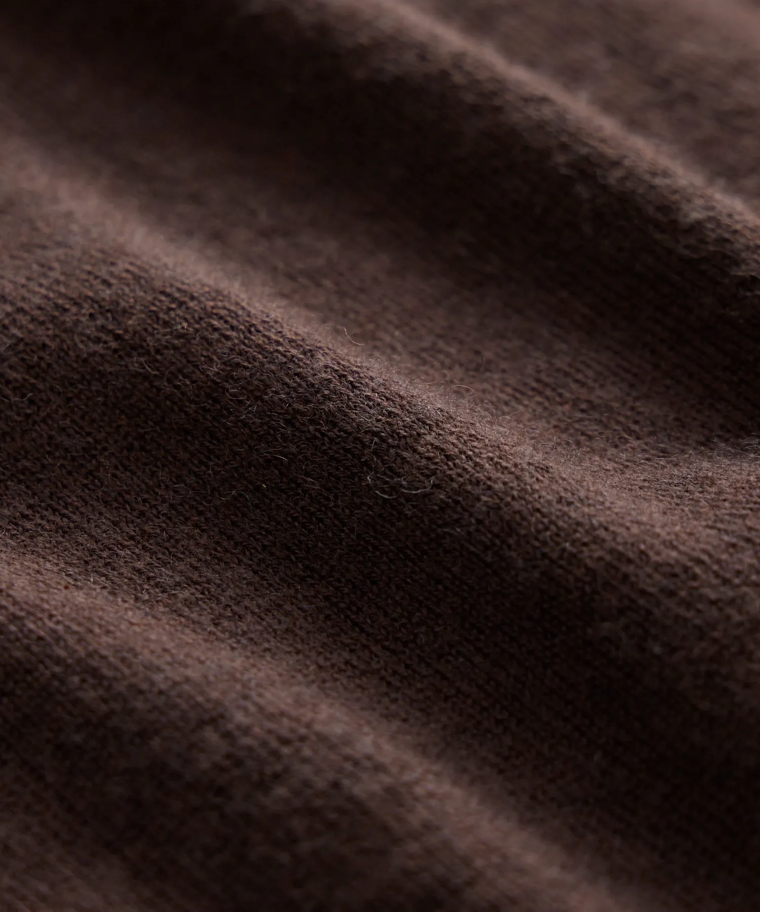 Premium Cashmere Montauk Polo in Espresso Bean