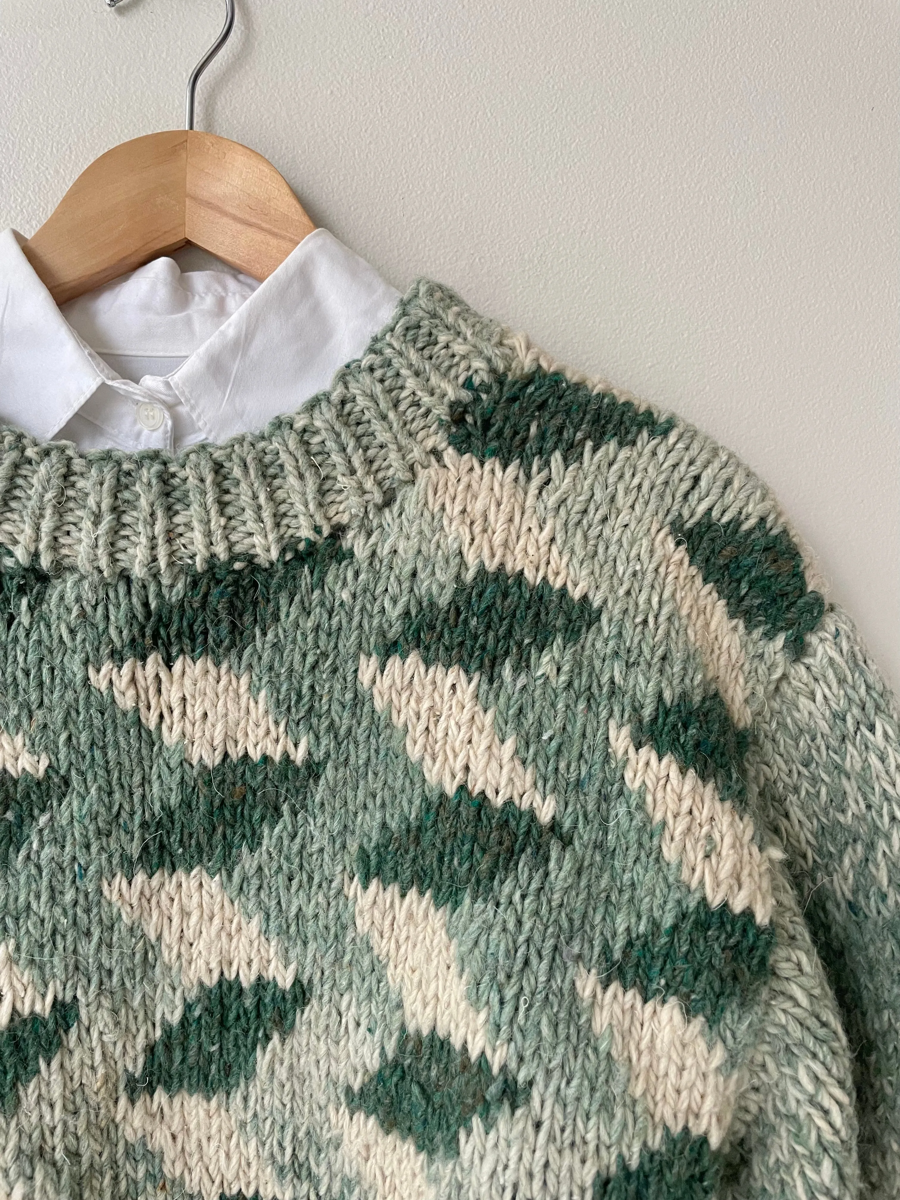 Quadrilateral Wool Sweater