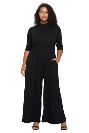 Rafaella Pocket Wide Leg Jumpsuit