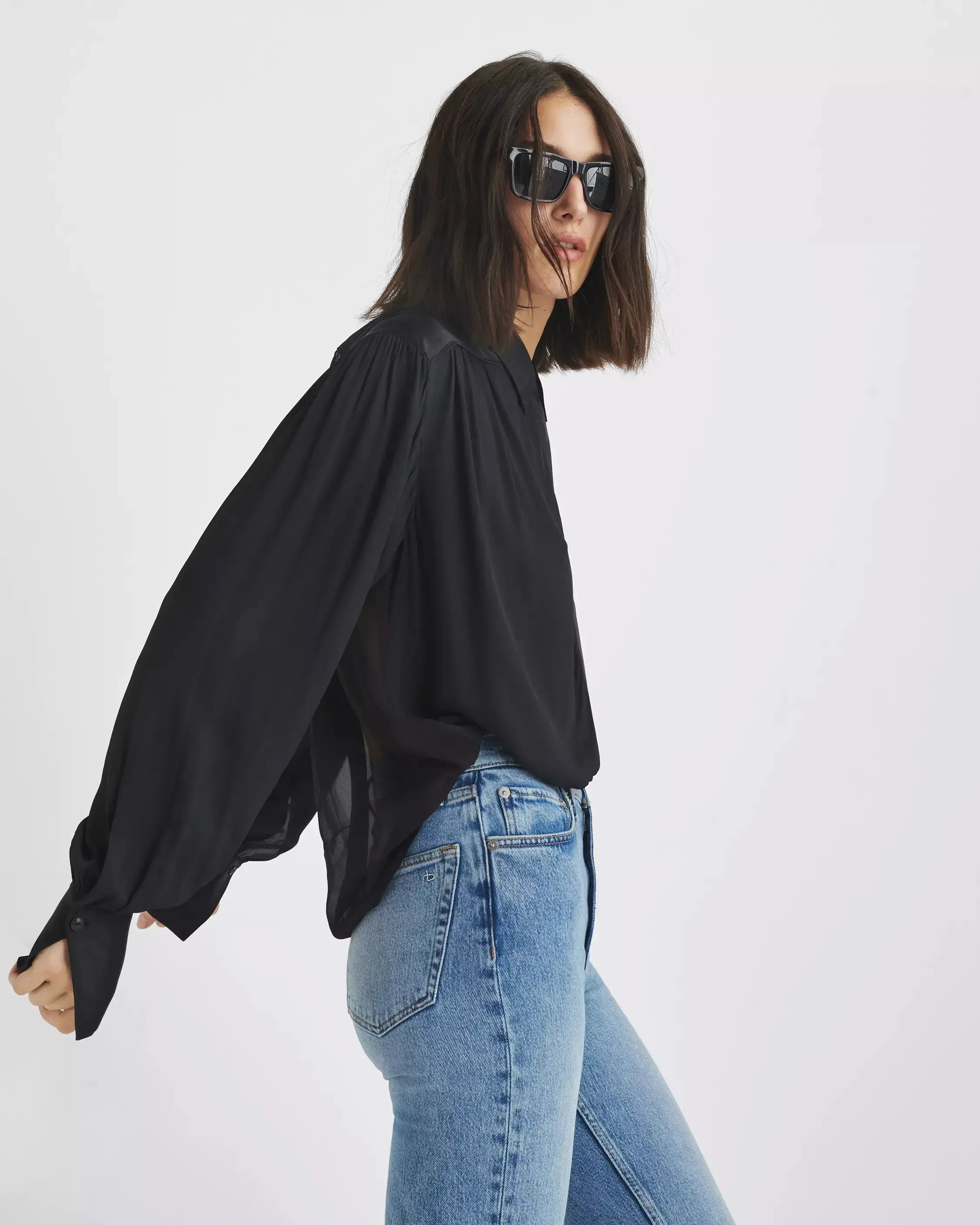 Rag & Bone - Aubrey Top in Black