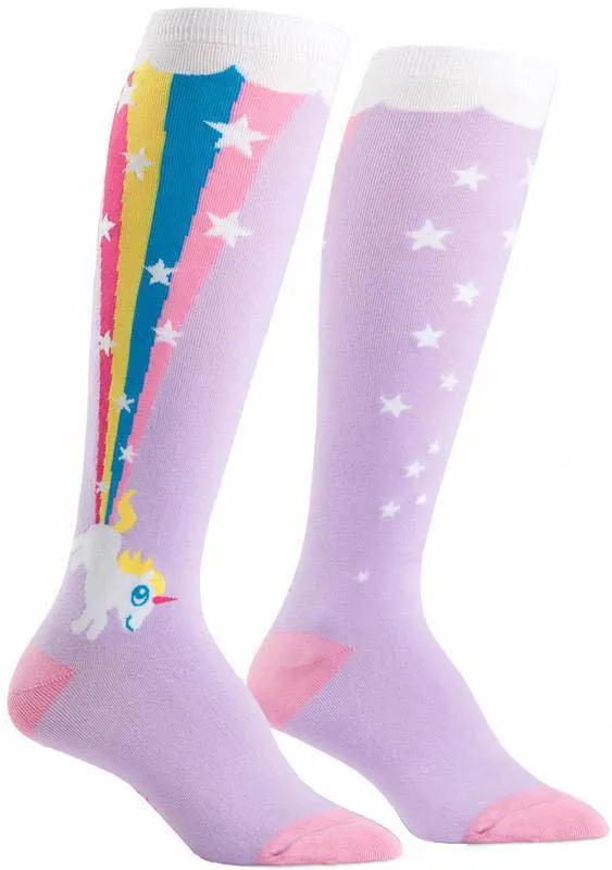 Rainbow Blast Kid's Knee High Socks