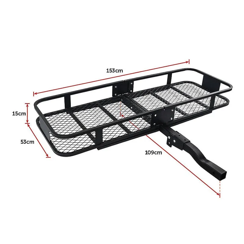 Randy & Travis Basket Trailer Hitch Cargo Carrier