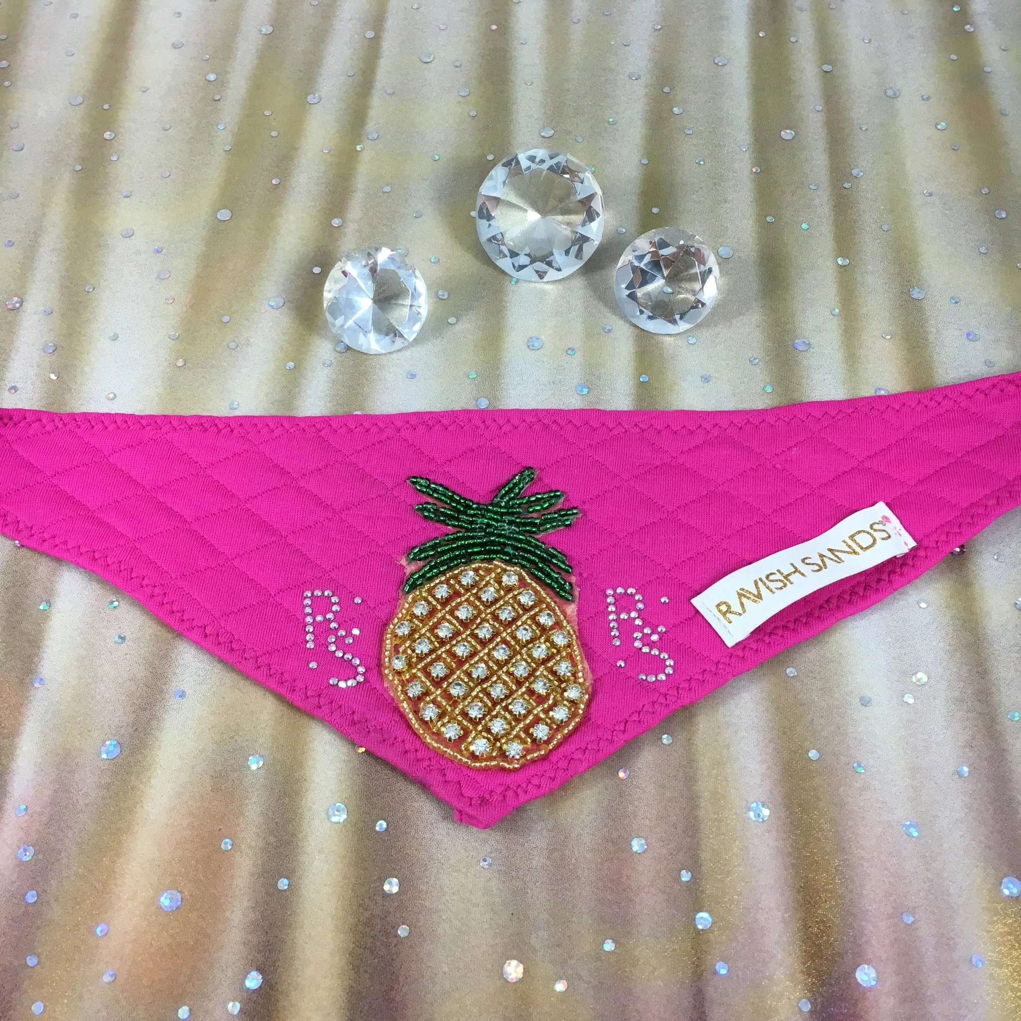 Ravish Scarf Pineapple Swarovski RS $28.99 (Pink)