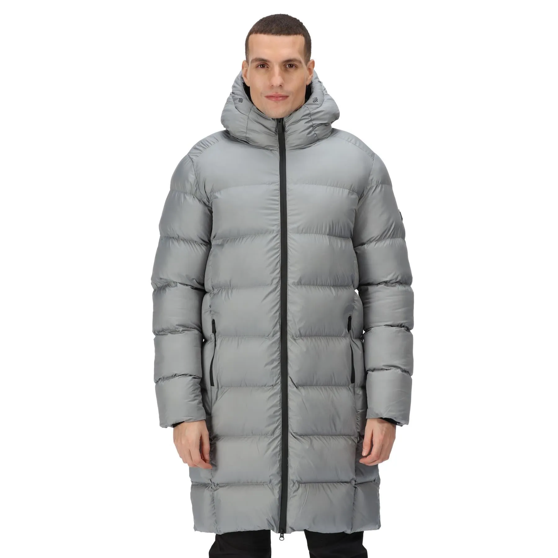 Regatta Mens Hallin Water Repellent Hooded Quilted Coat