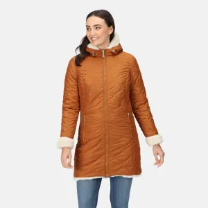 Regatta Women's Caileigh Reversible Parka Jacket - Copper Almond Light Vanilla