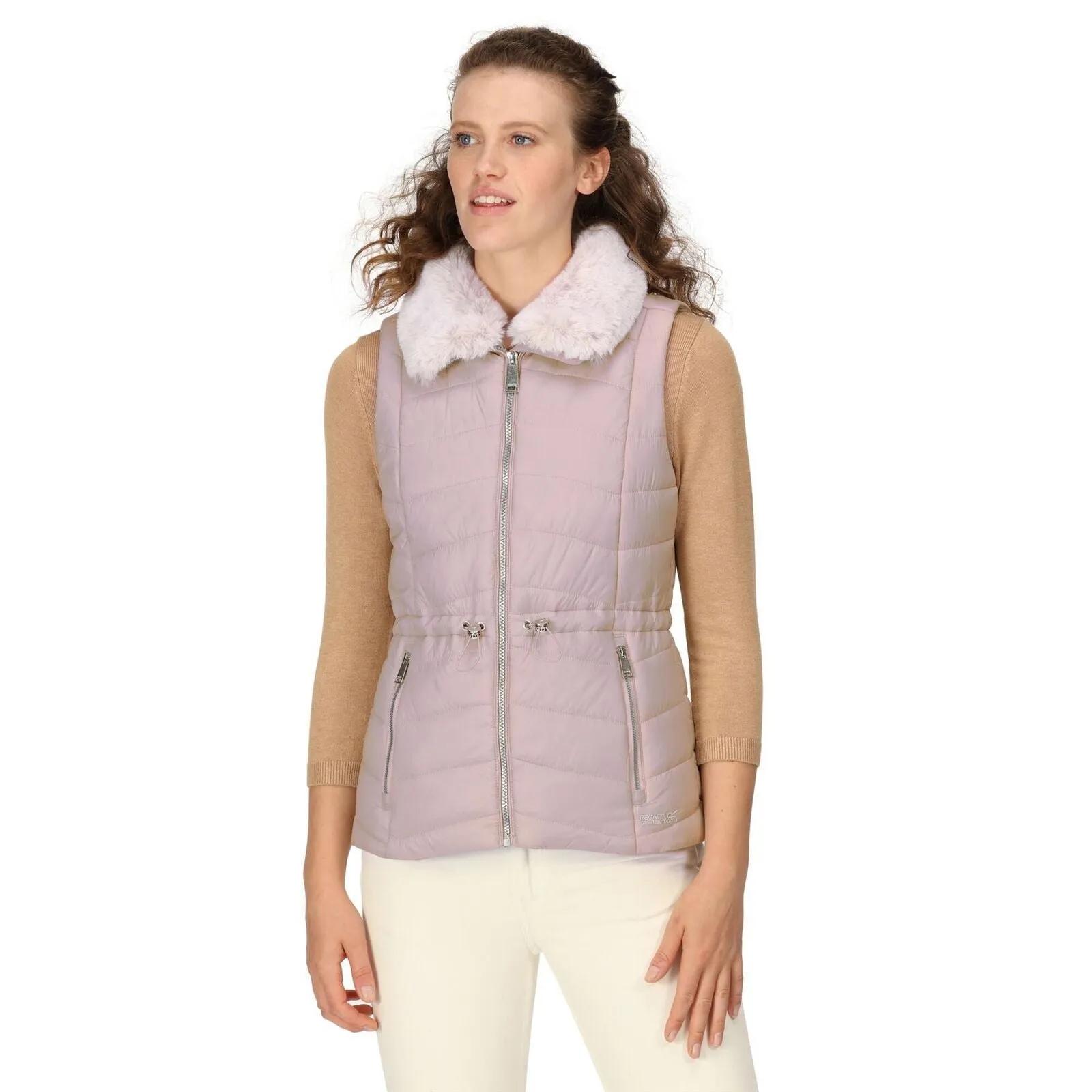 REGATTA Womens Ladies  Walless Bodywarmer Fur Collar 2 Pockets