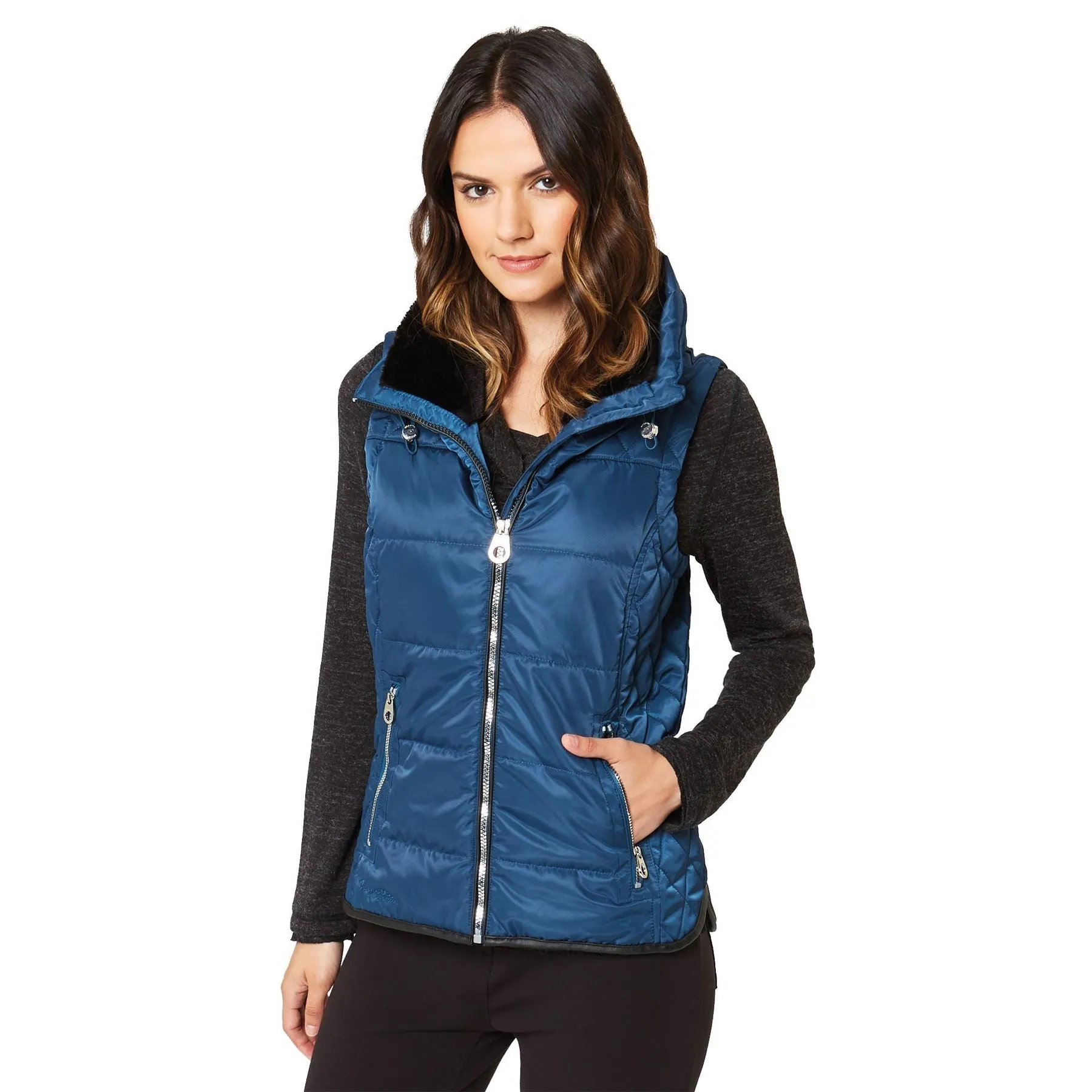 Regatta Womens Winika Bodywarmer 2 Zip Pockets Quilted