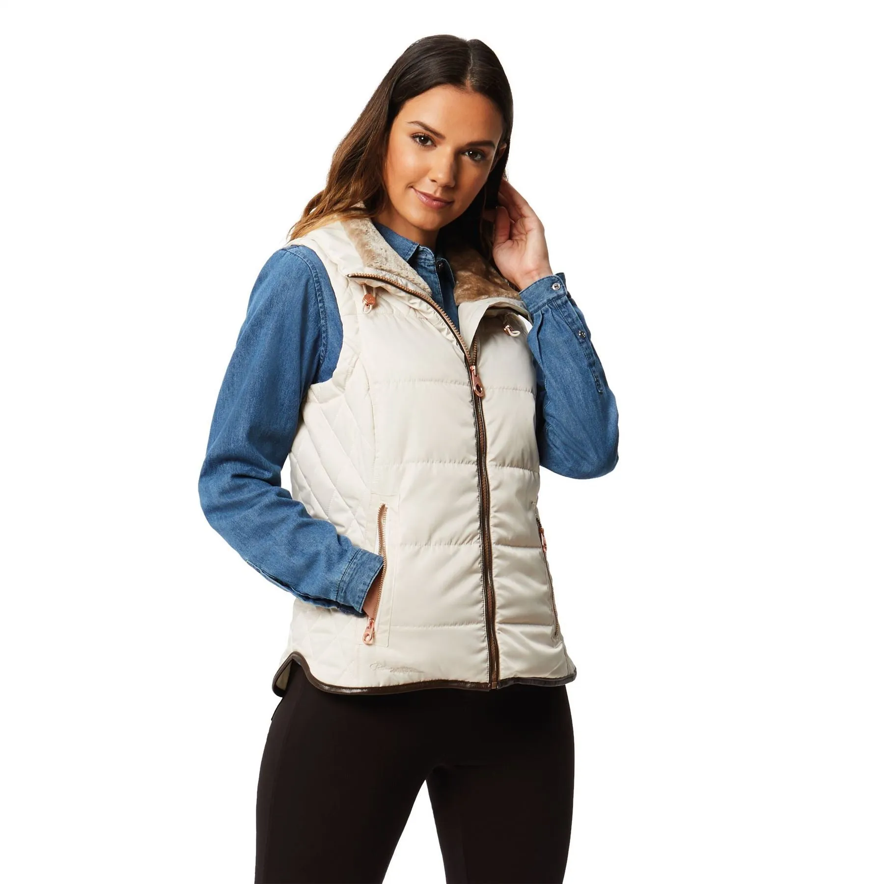 Regatta Womens Winika Bodywarmer 2 Zip Pockets Quilted