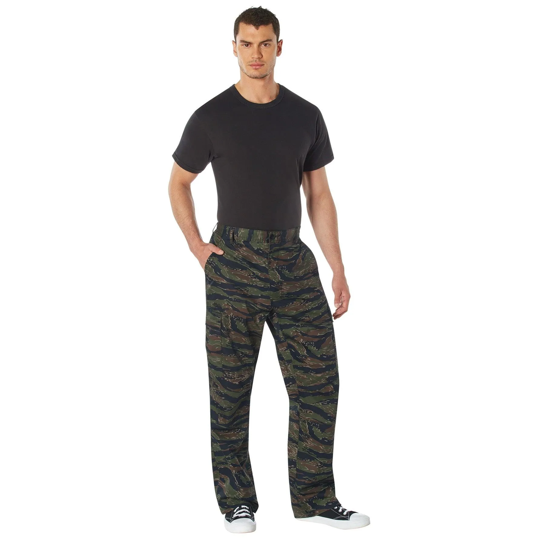 Relaxed Fit Zipper Fly BDU Pants