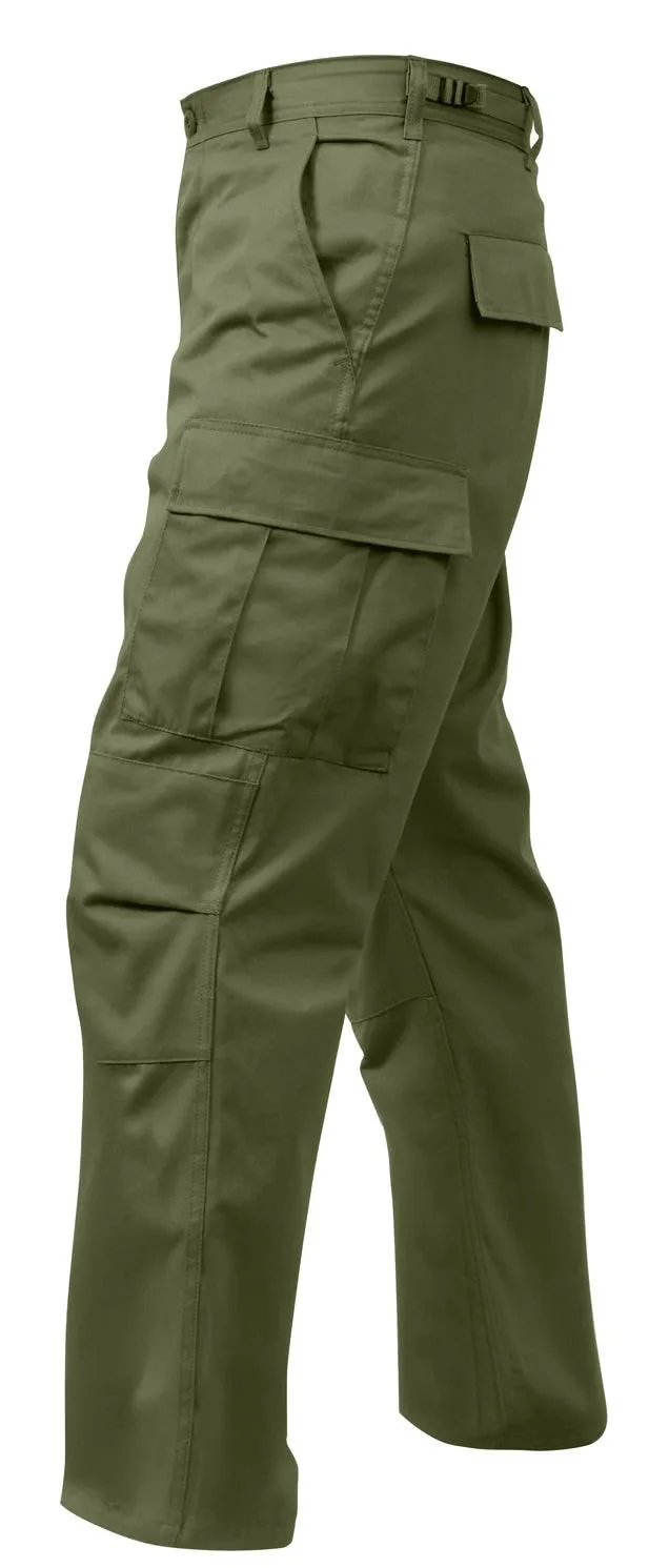 Relaxed Fit Zipper Fly BDU Pants