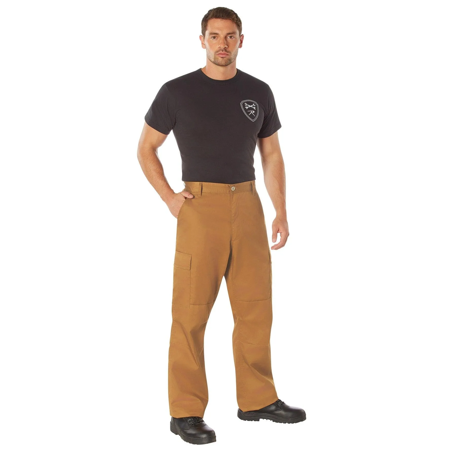 Relaxed Fit Zipper Fly BDU Pants