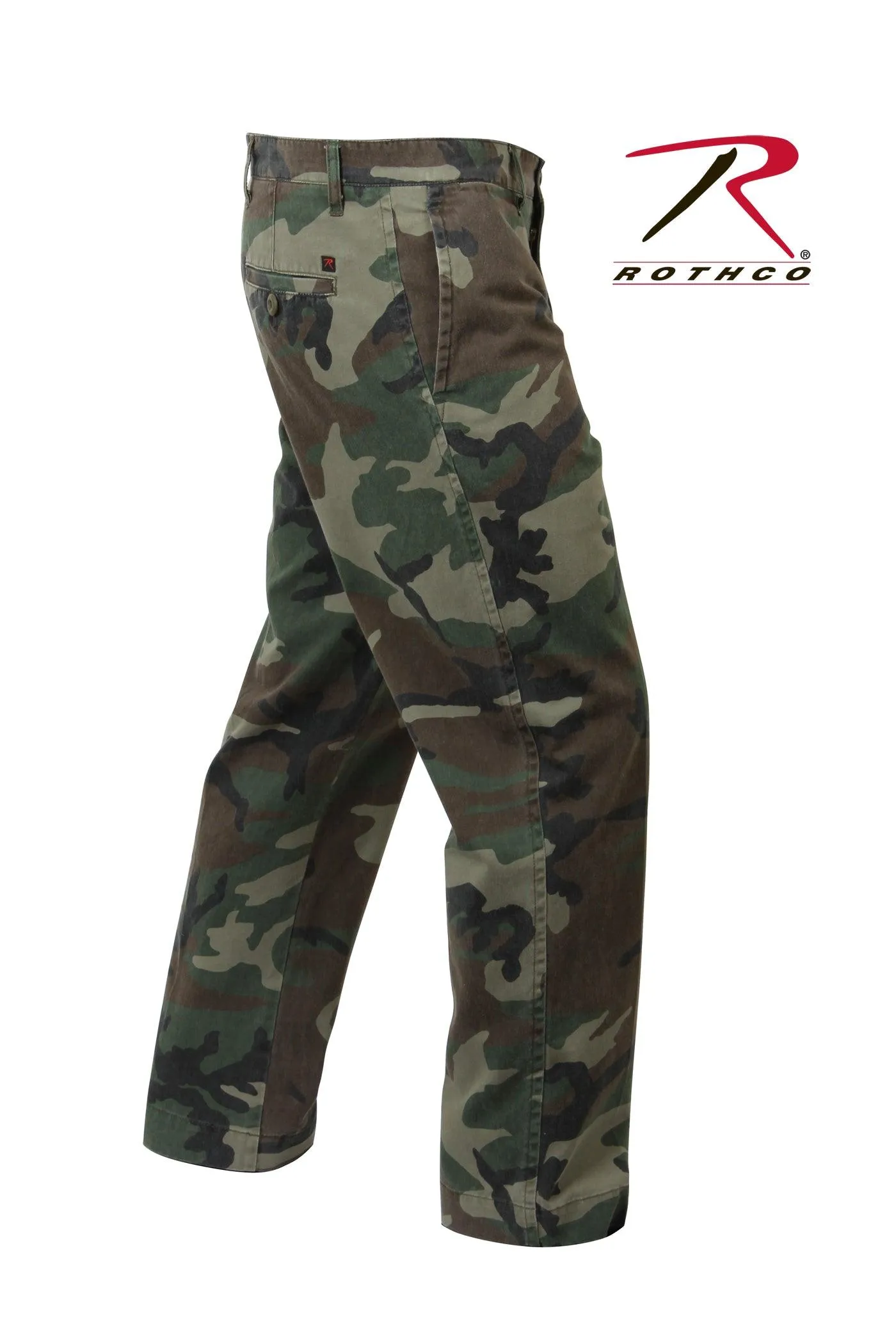 Relaxed Fit Zipper Fly BDU Pants