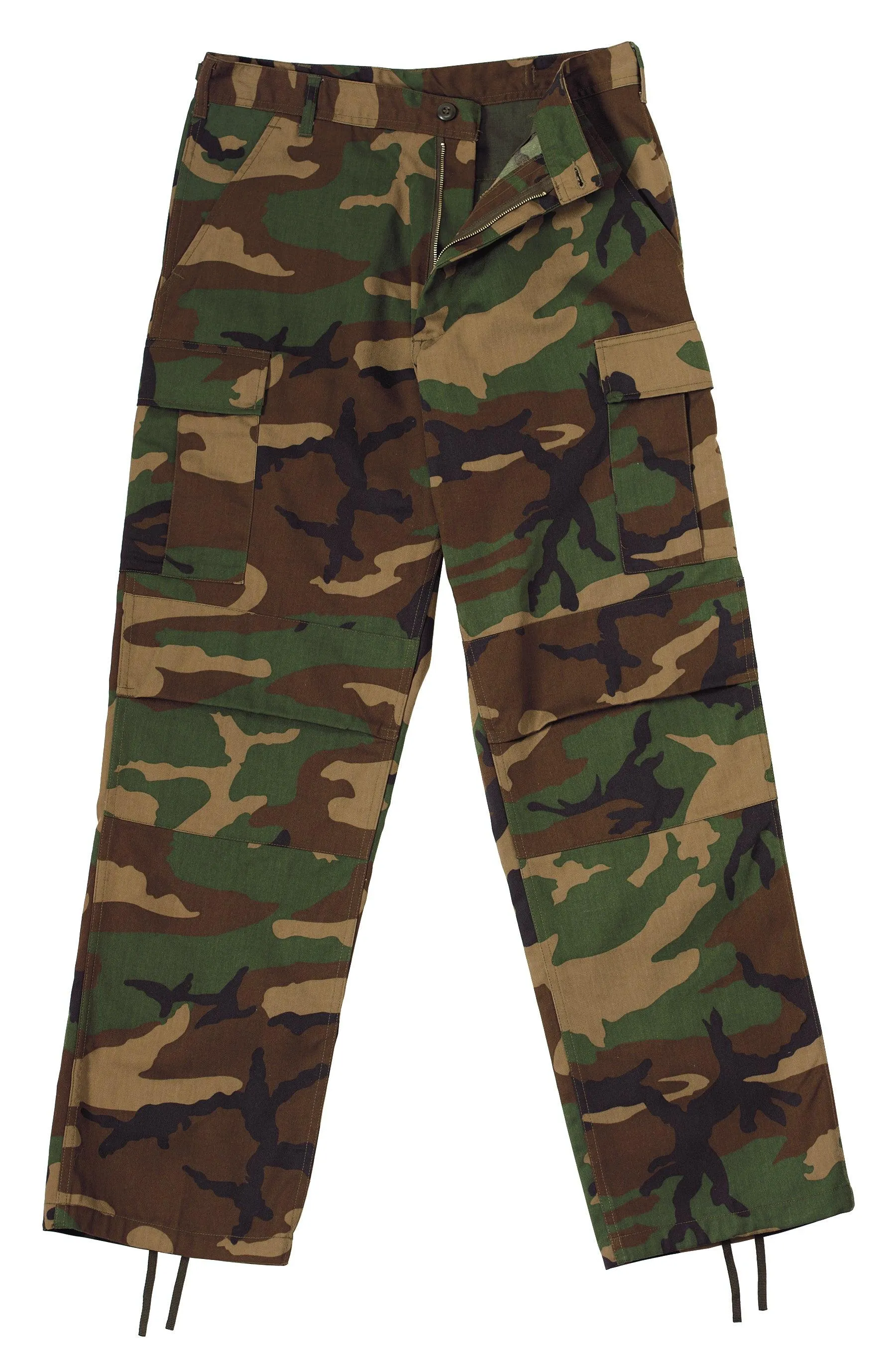 Relaxed Fit Zipper Fly BDU Pants