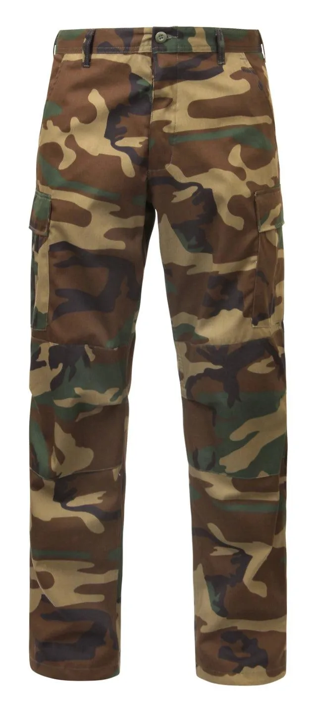 Relaxed Fit Zipper Fly BDU Pants