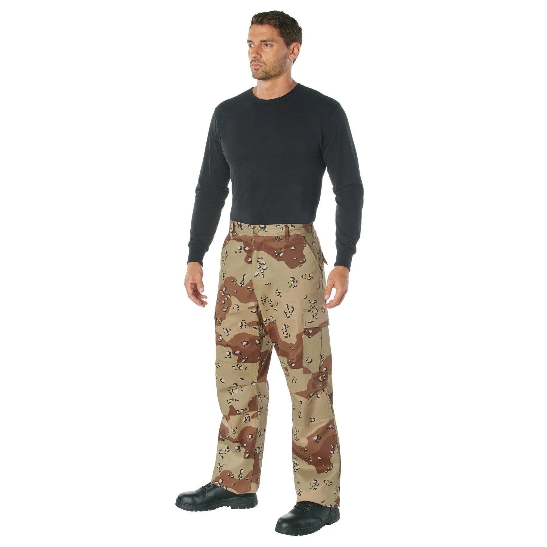 Relaxed Fit Zipper Fly BDU Pants