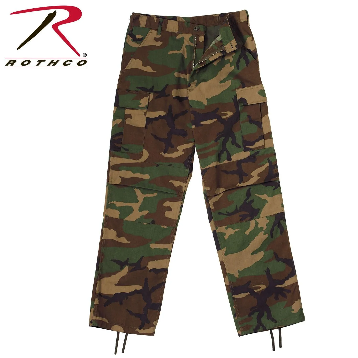 Relaxed Fit Zipper Fly BDU Pants