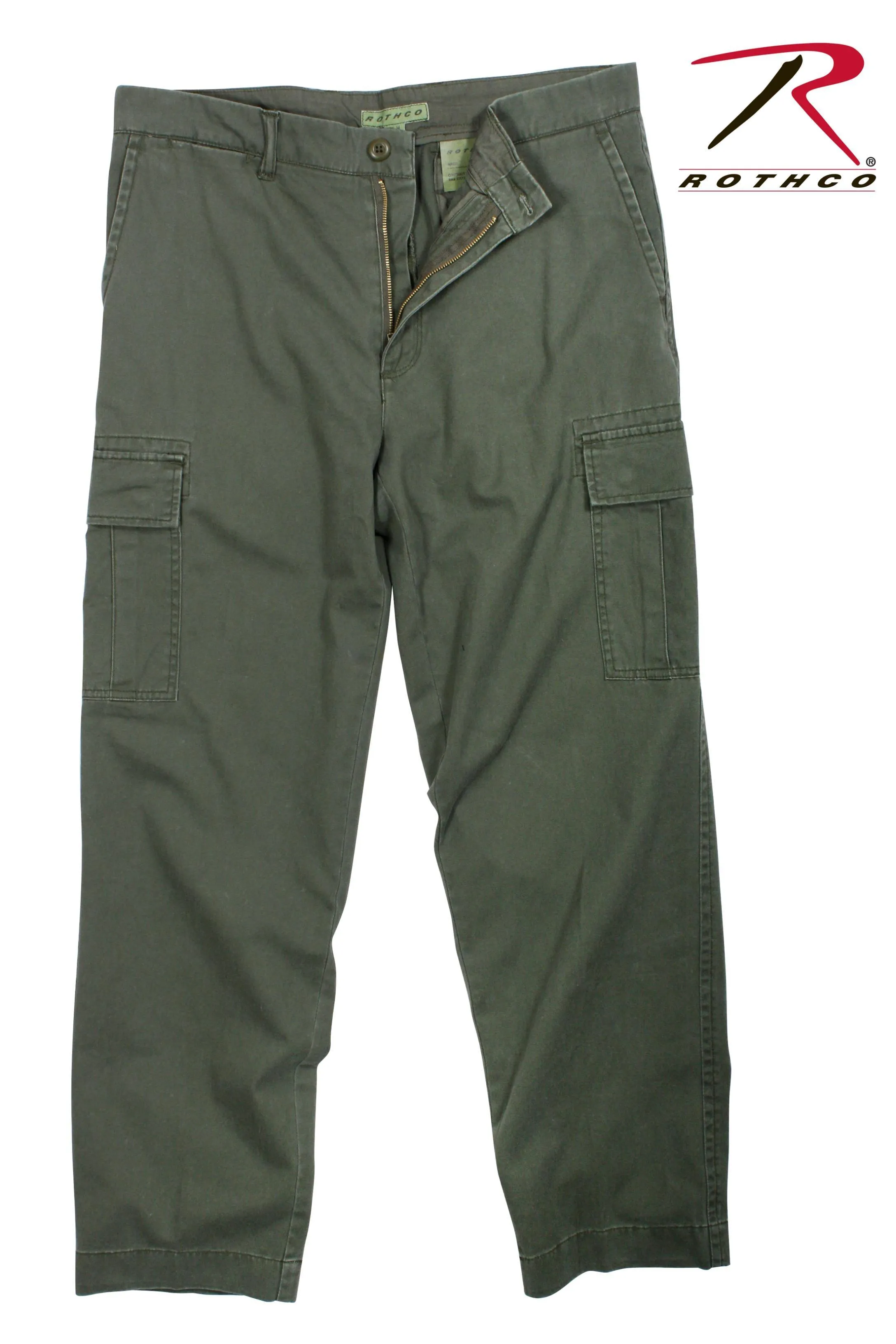 Relaxed Fit Zipper Fly BDU Pants