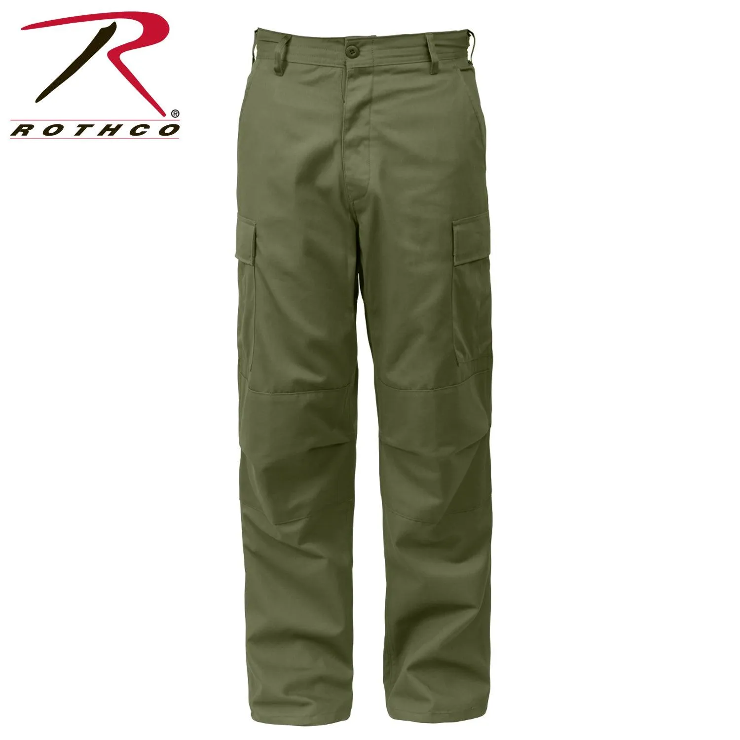 Relaxed Fit Zipper Fly BDU Pants