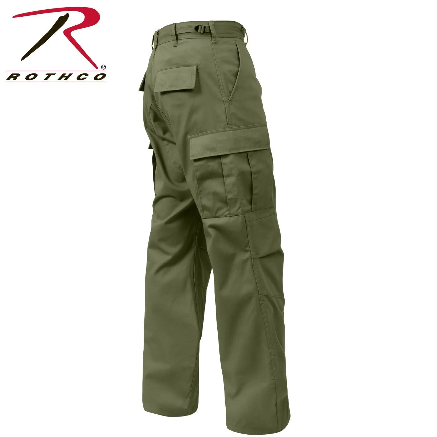 Relaxed Fit Zipper Fly BDU Pants