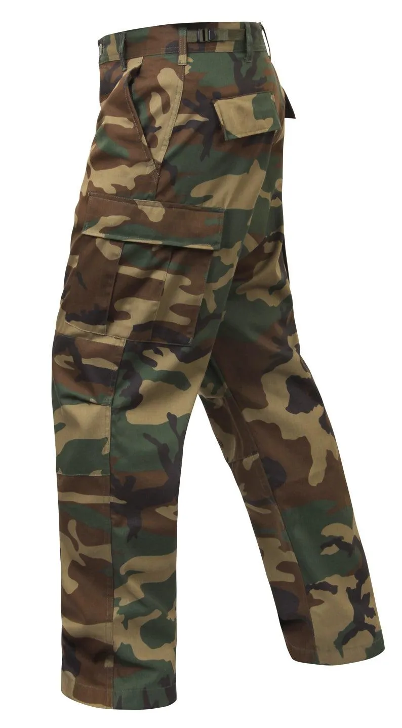 Relaxed Fit Zipper Fly BDU Pants