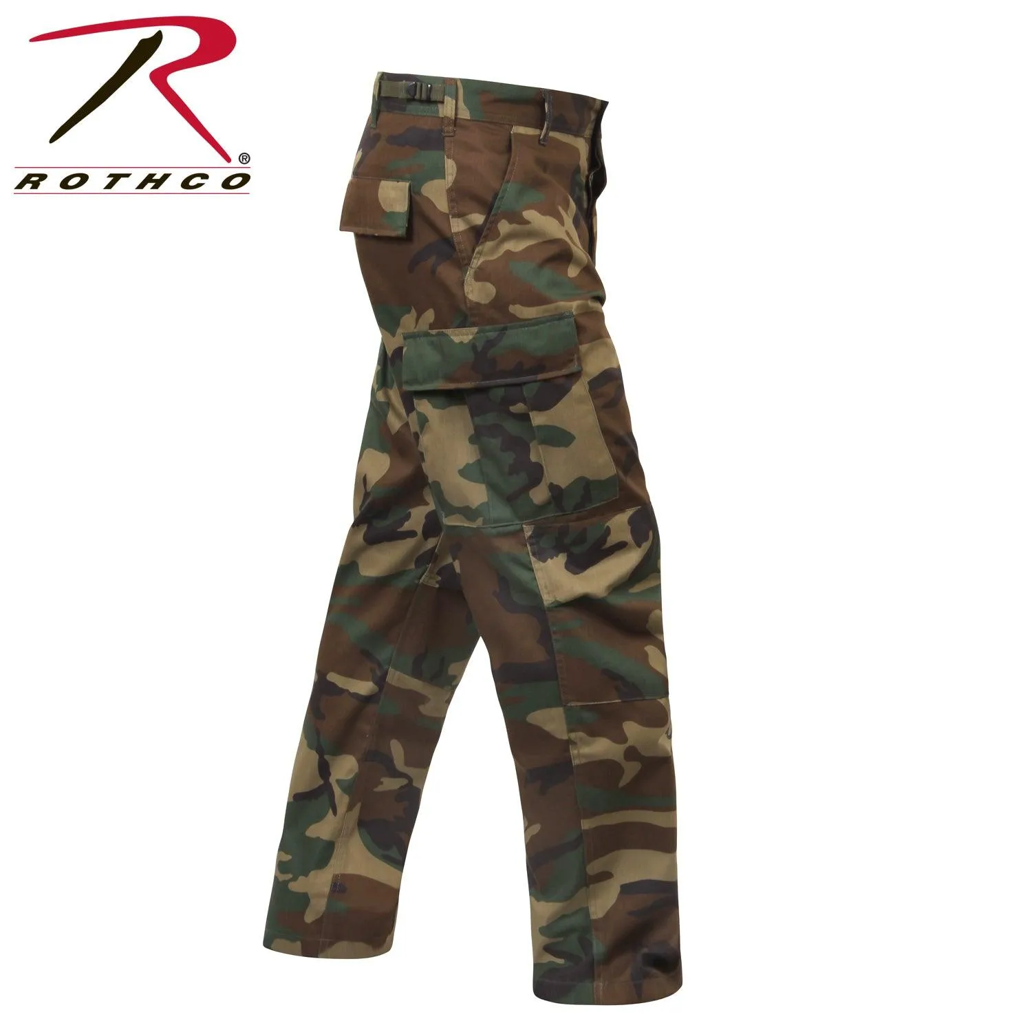 Relaxed Fit Zipper Fly BDU Pants