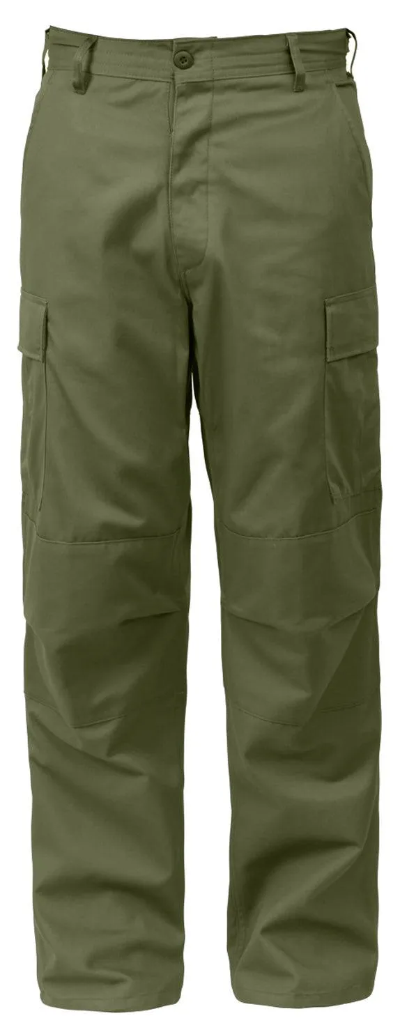 Relaxed Fit Zipper Fly BDU Pants