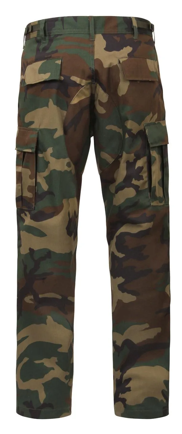 Relaxed Fit Zipper Fly BDU Pants