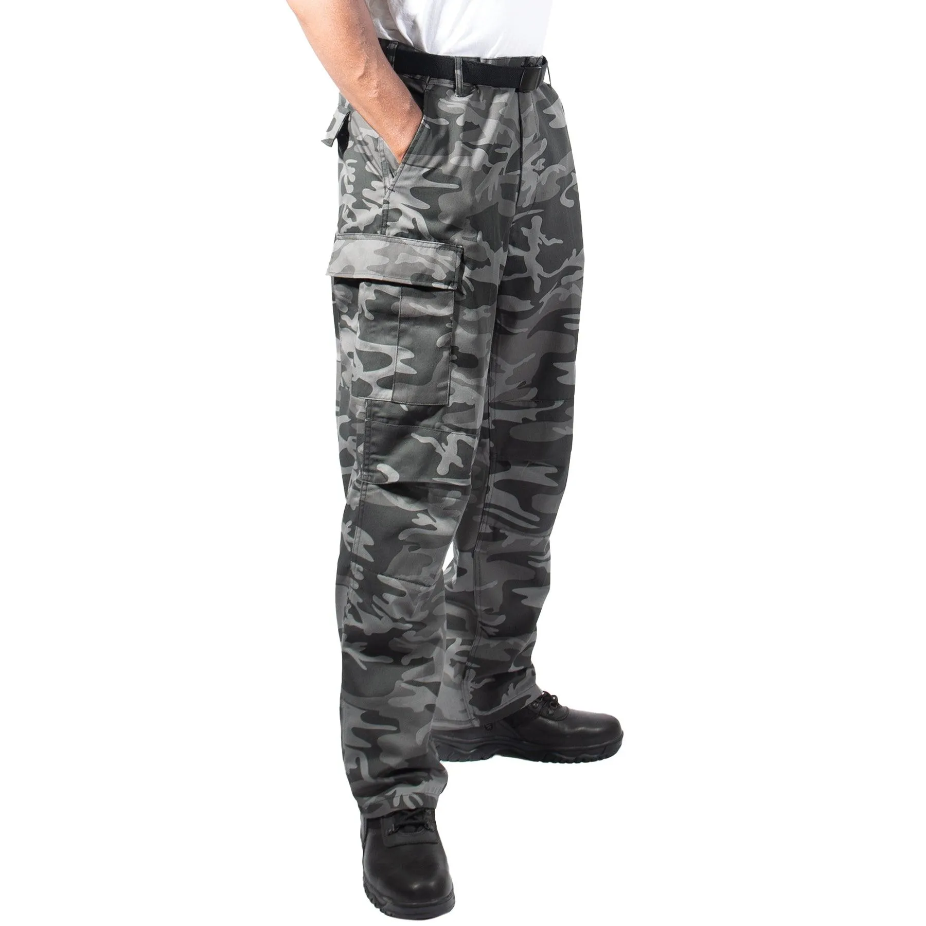 Relaxed Fit Zipper Fly BDU Pants