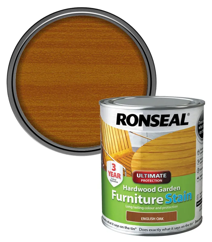 Ronseal Ultimate Protection Hardwood Furniture Stain - 750ml