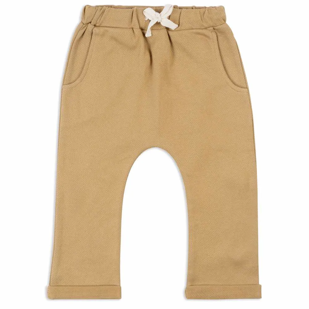 Rust Denim Baby Jogger Pants