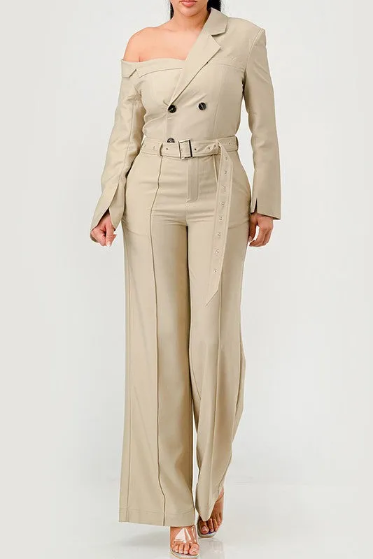 SAVANNAH TRENCH JUMPSUIT