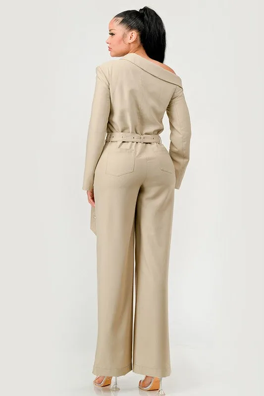 SAVANNAH TRENCH JUMPSUIT