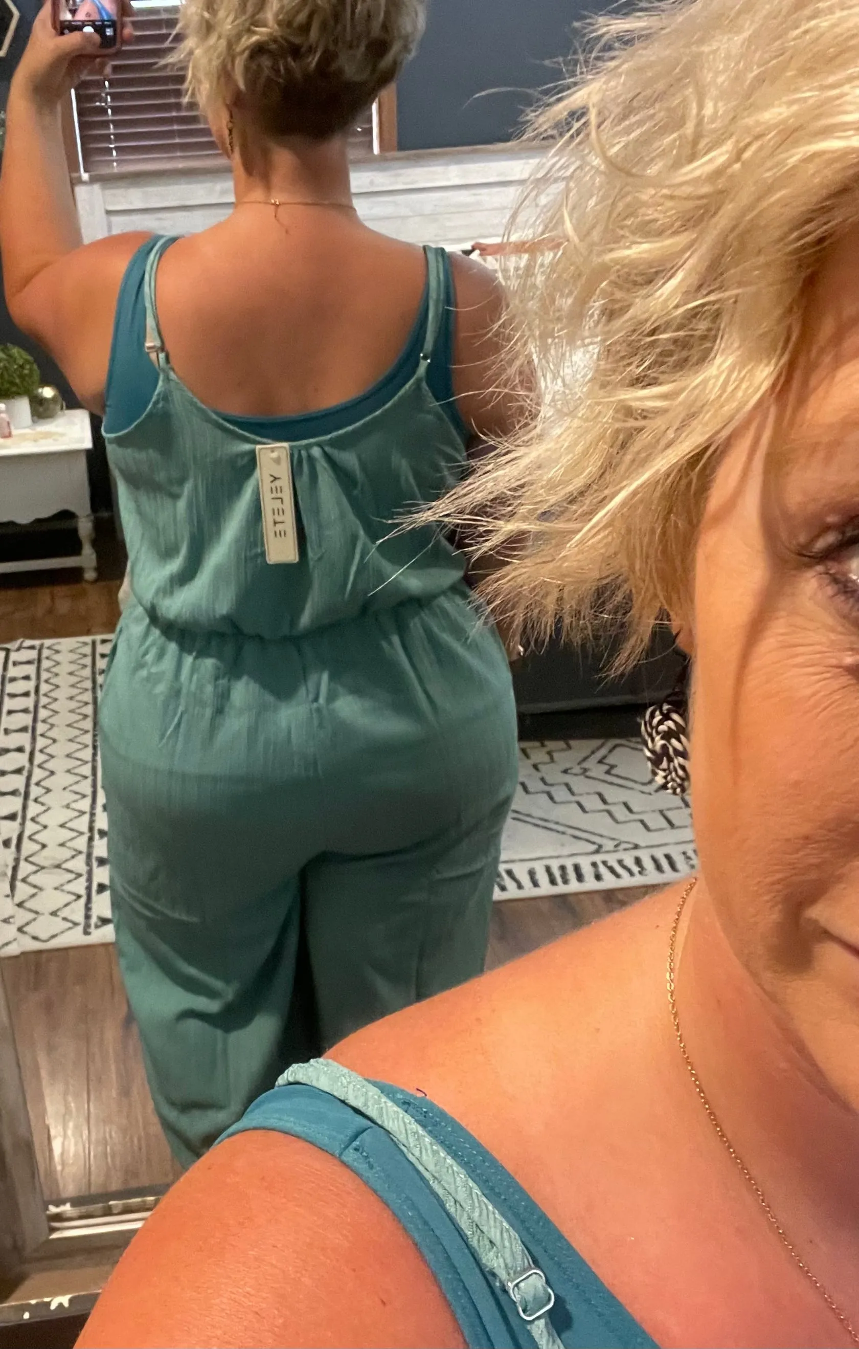 Seafoam Wide Leg Jumpsuit