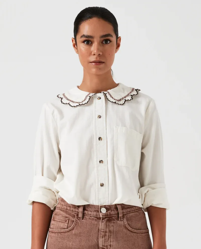 Seventy   Mochi Delilah Contrast Blouse