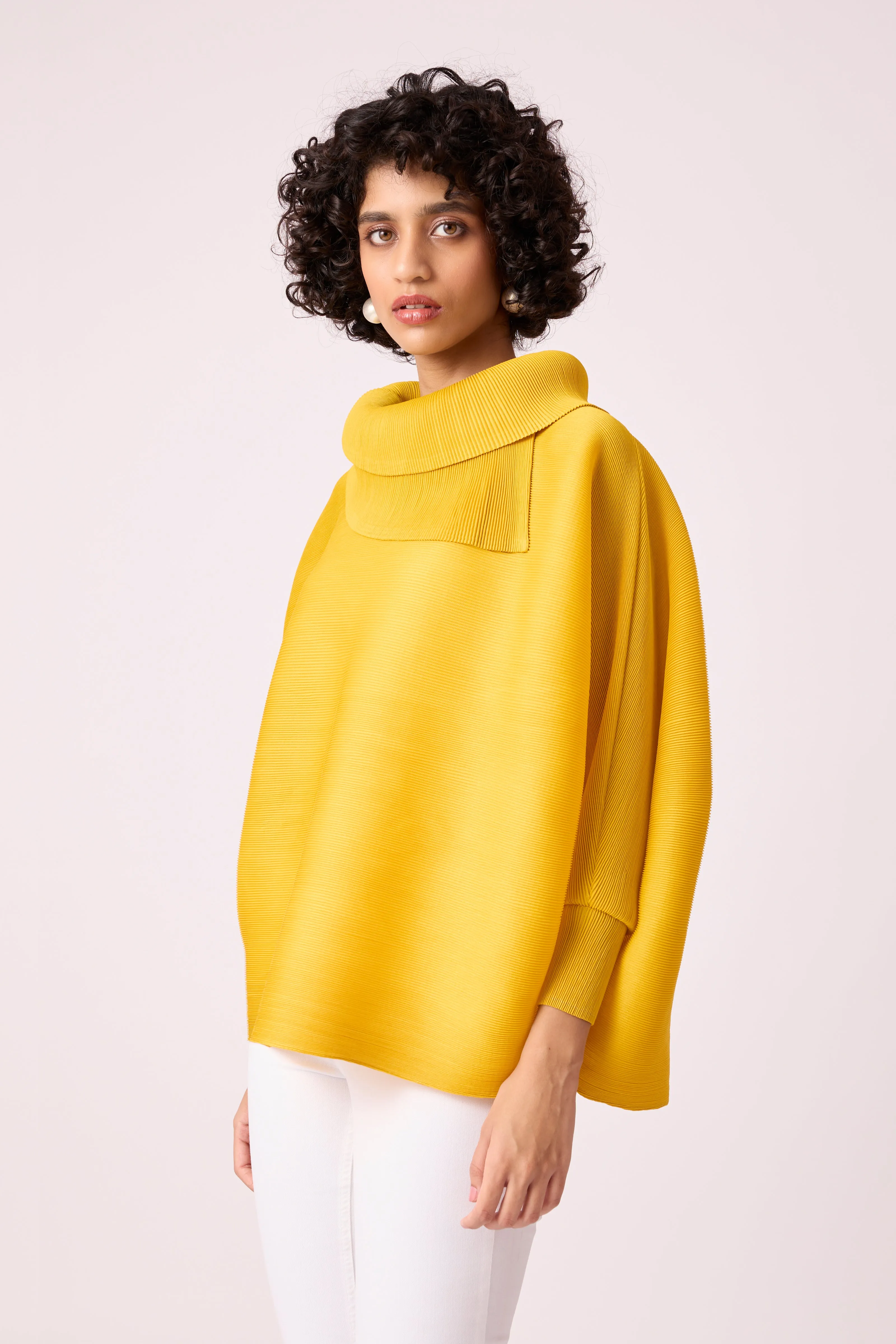 Sloane Batwing Top - Yellow