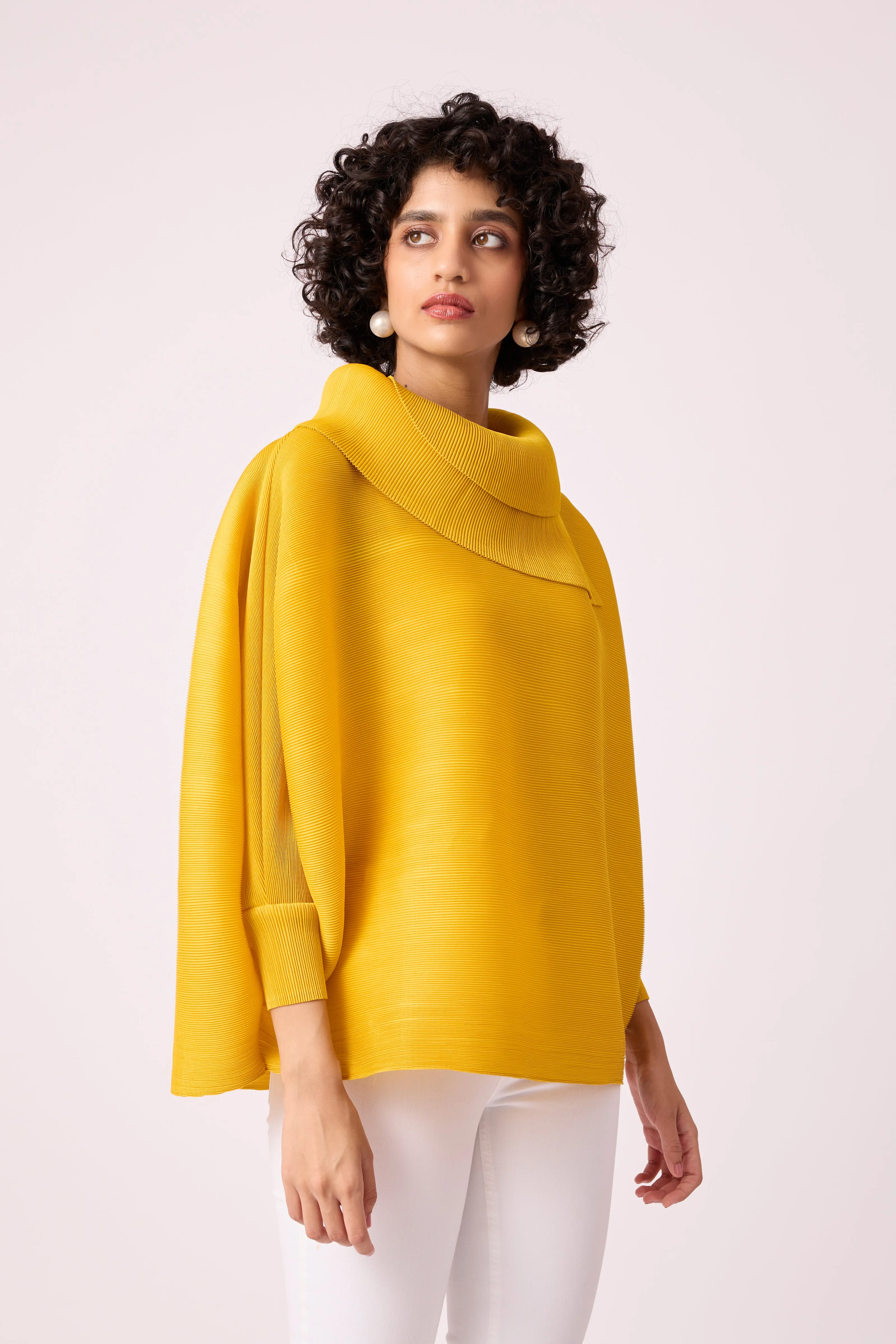 Sloane Batwing Top - Yellow