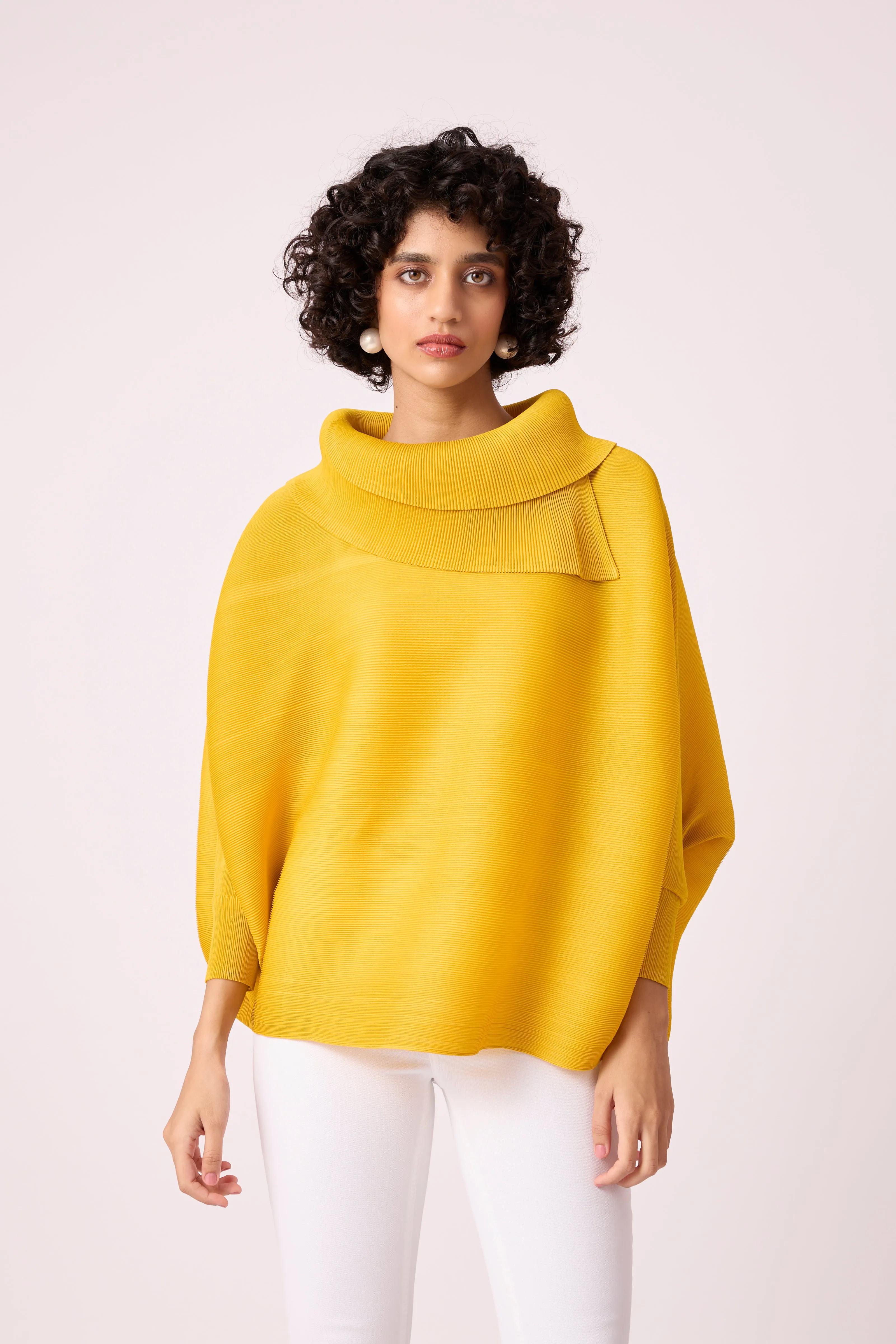 Sloane Batwing Top - Yellow