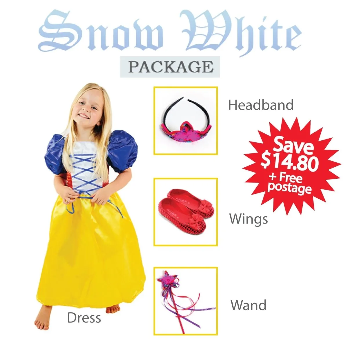 Snow White Dress Package