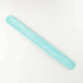 Sock Ruler - Sock Sizing Bracelet Ruler: Sea glass