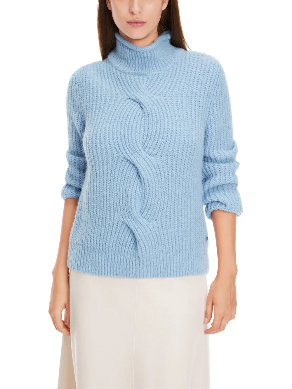 Squill Cable Knit Front Sweater