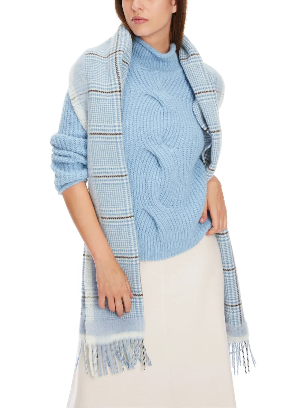 Squill Cable Knit Front Sweater