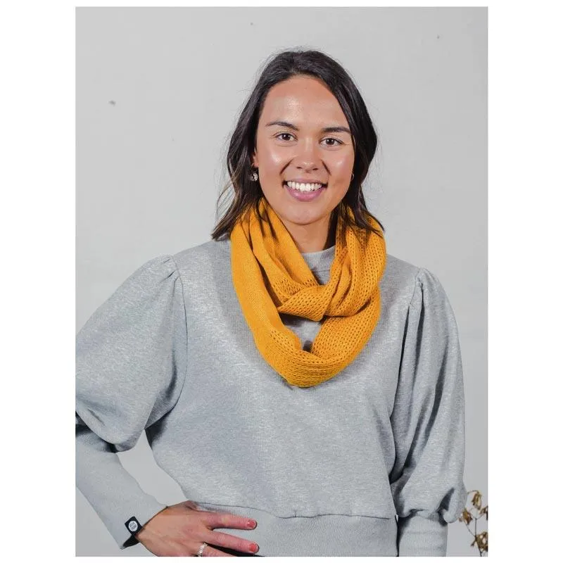 Stella Infinity Scarf - Mustard