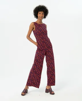 Surkana sleeveless jumpsuit maroon