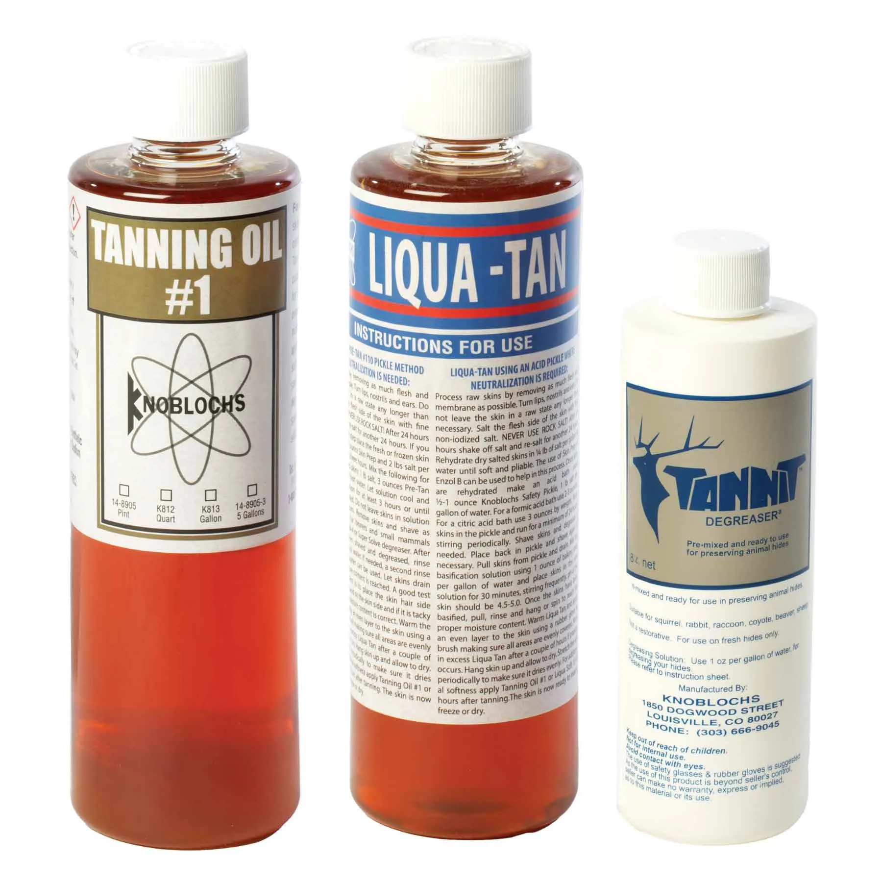 Tannit Fur Bearer Hide Tanning Kit