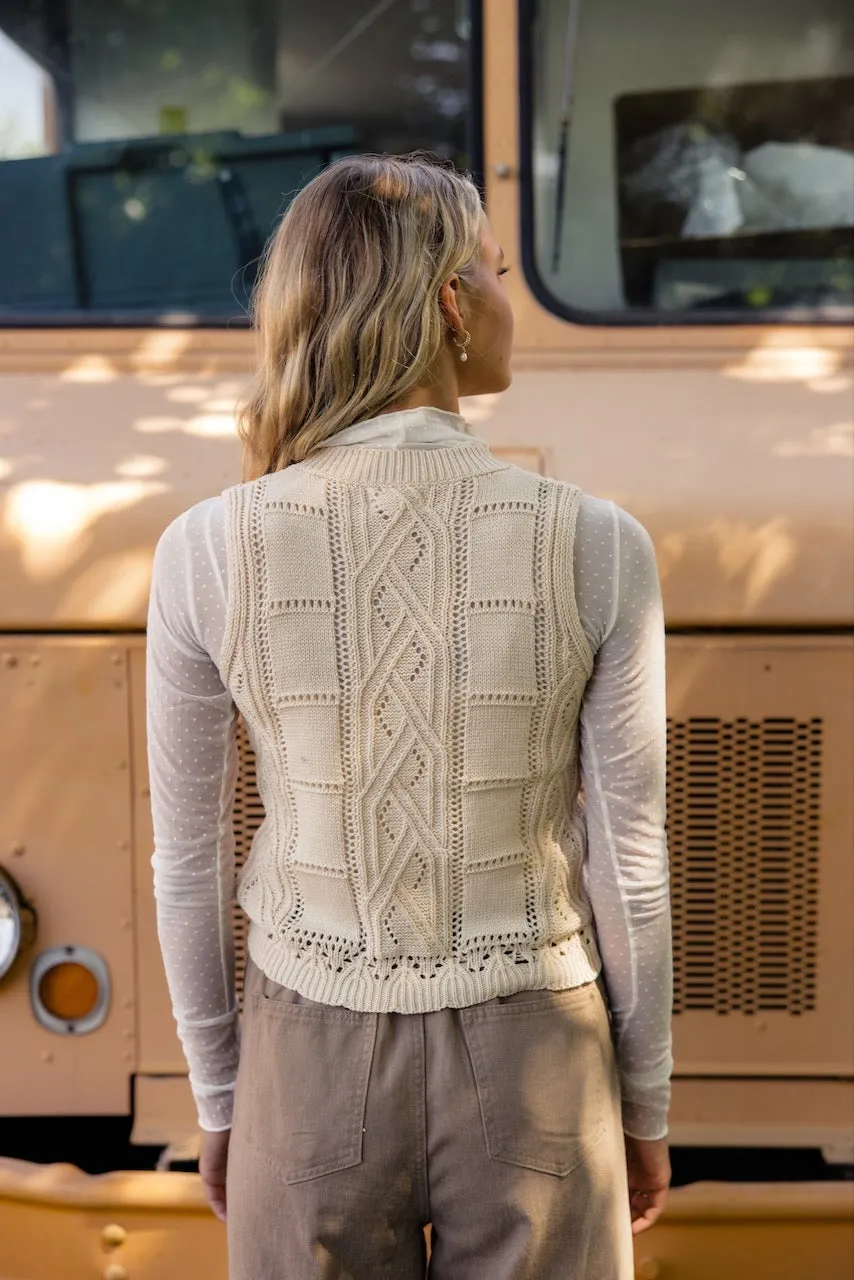 The Ellinor Knit Sweater Vest