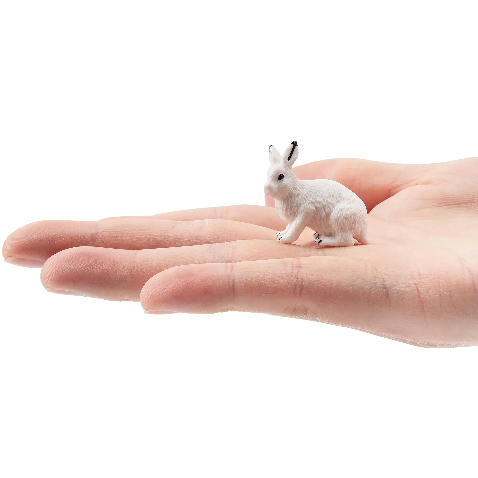 Toymany Arctic Hare Figurine Toy - Small Size