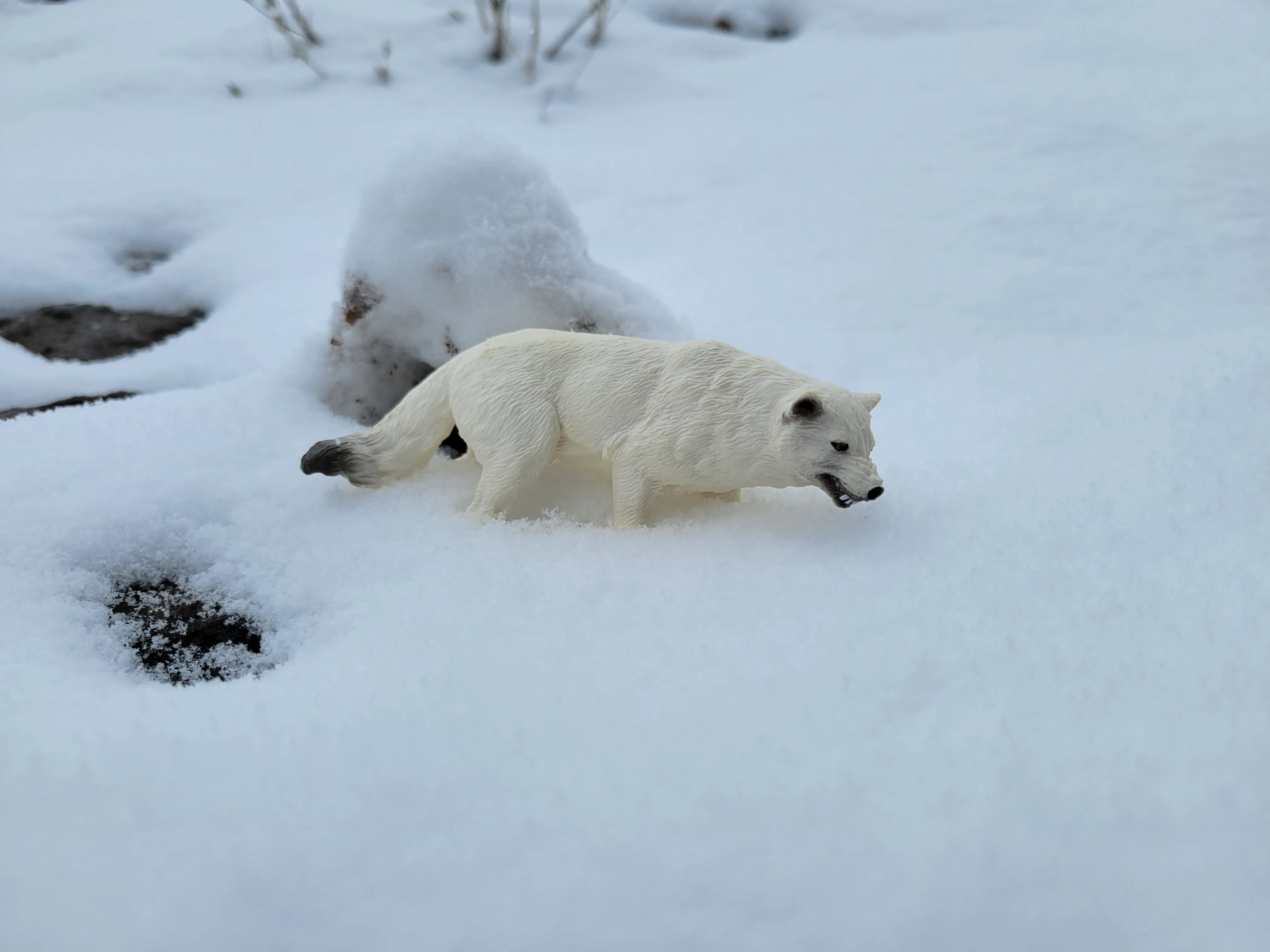 Toymany Arctic Wolf Figurine Toy